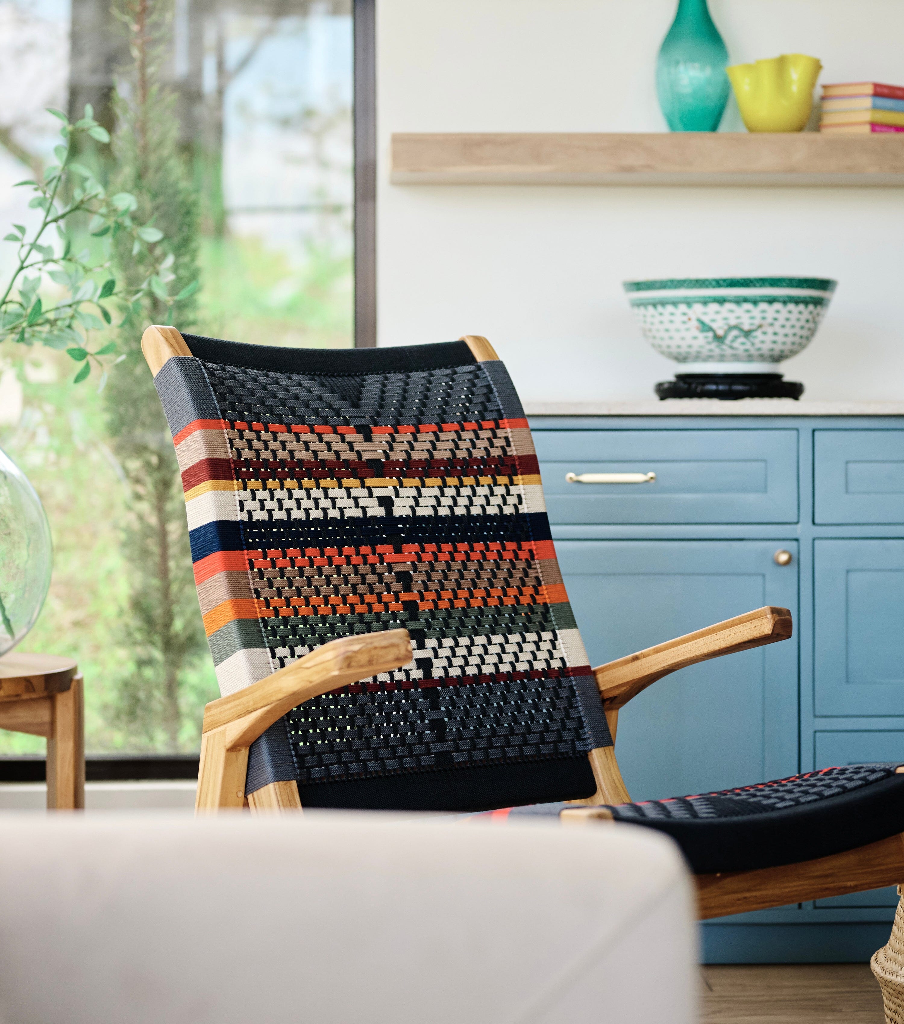 Natural Teak / San Geronimo Pattern
