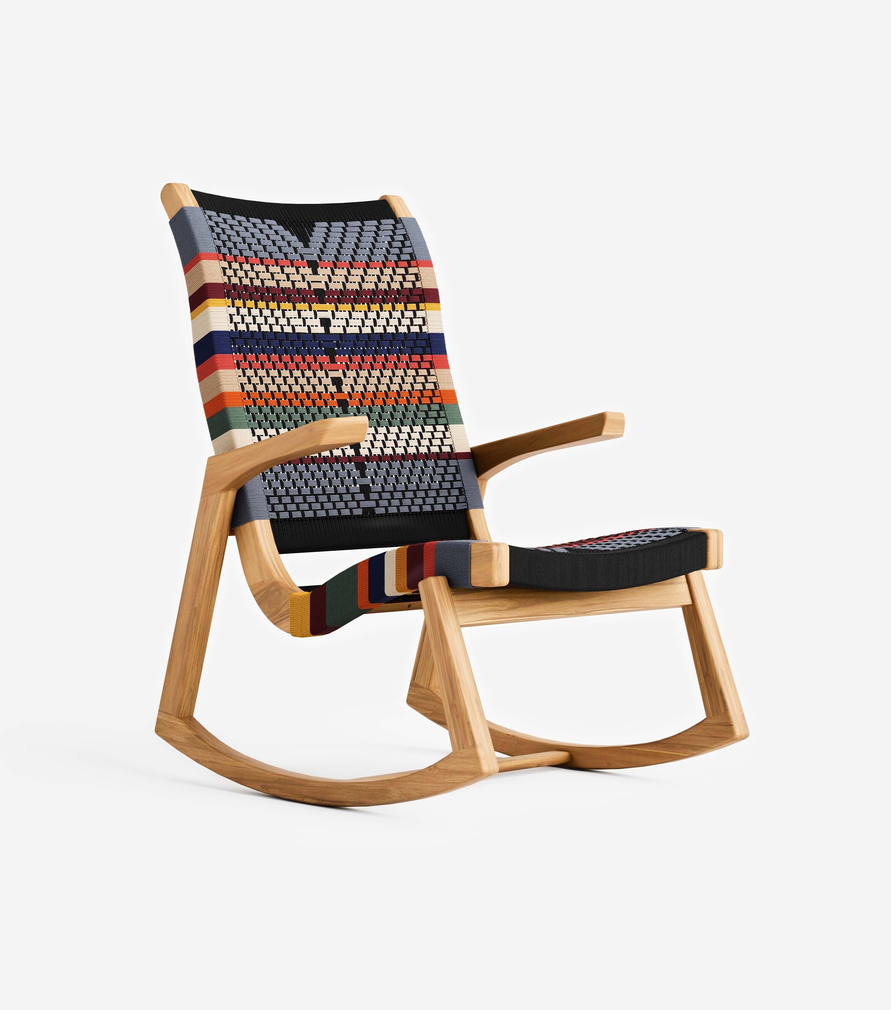 Natural Teak / San Geronimo Pattern