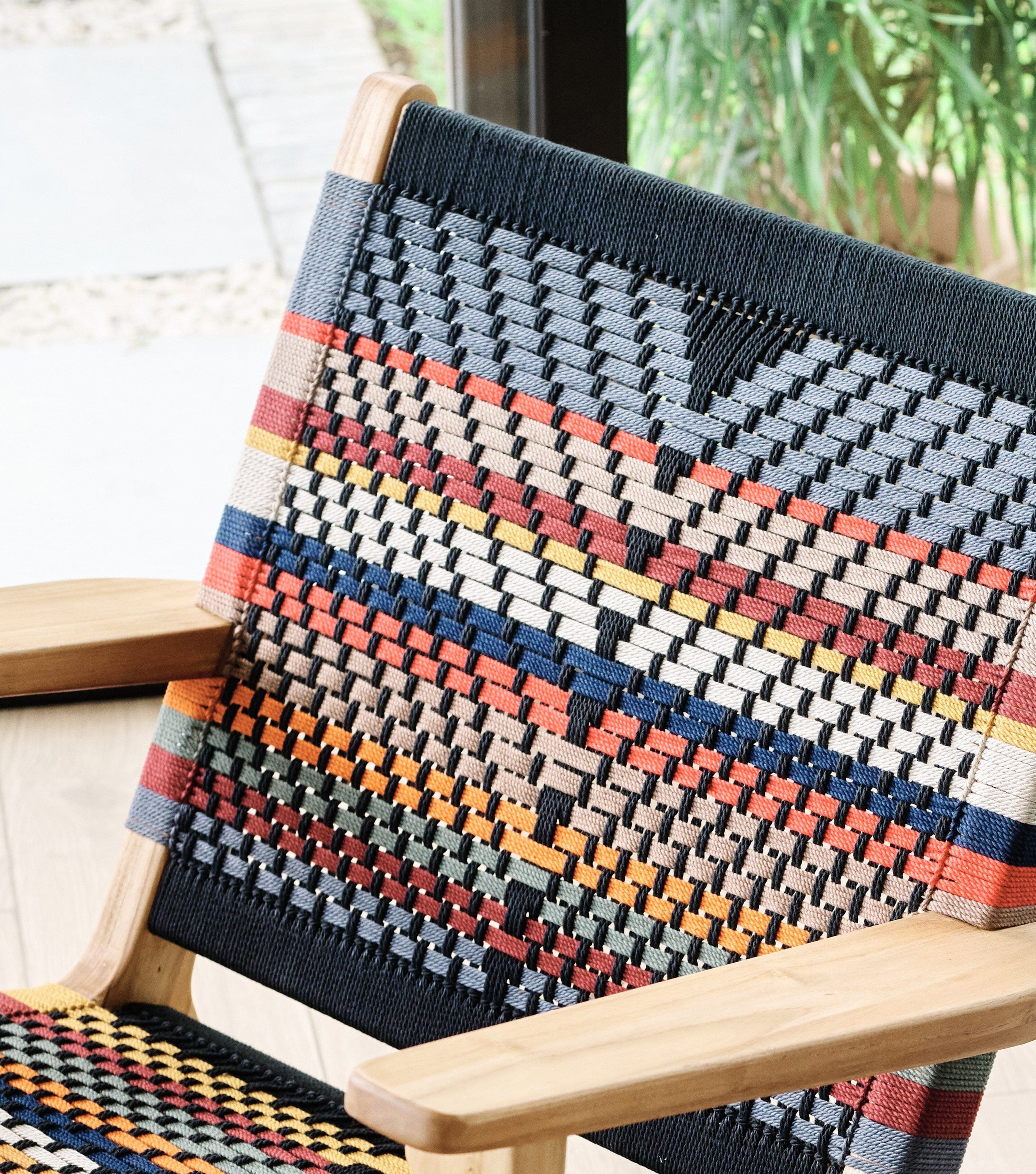 Natural Teak / San Geronimo Pattern