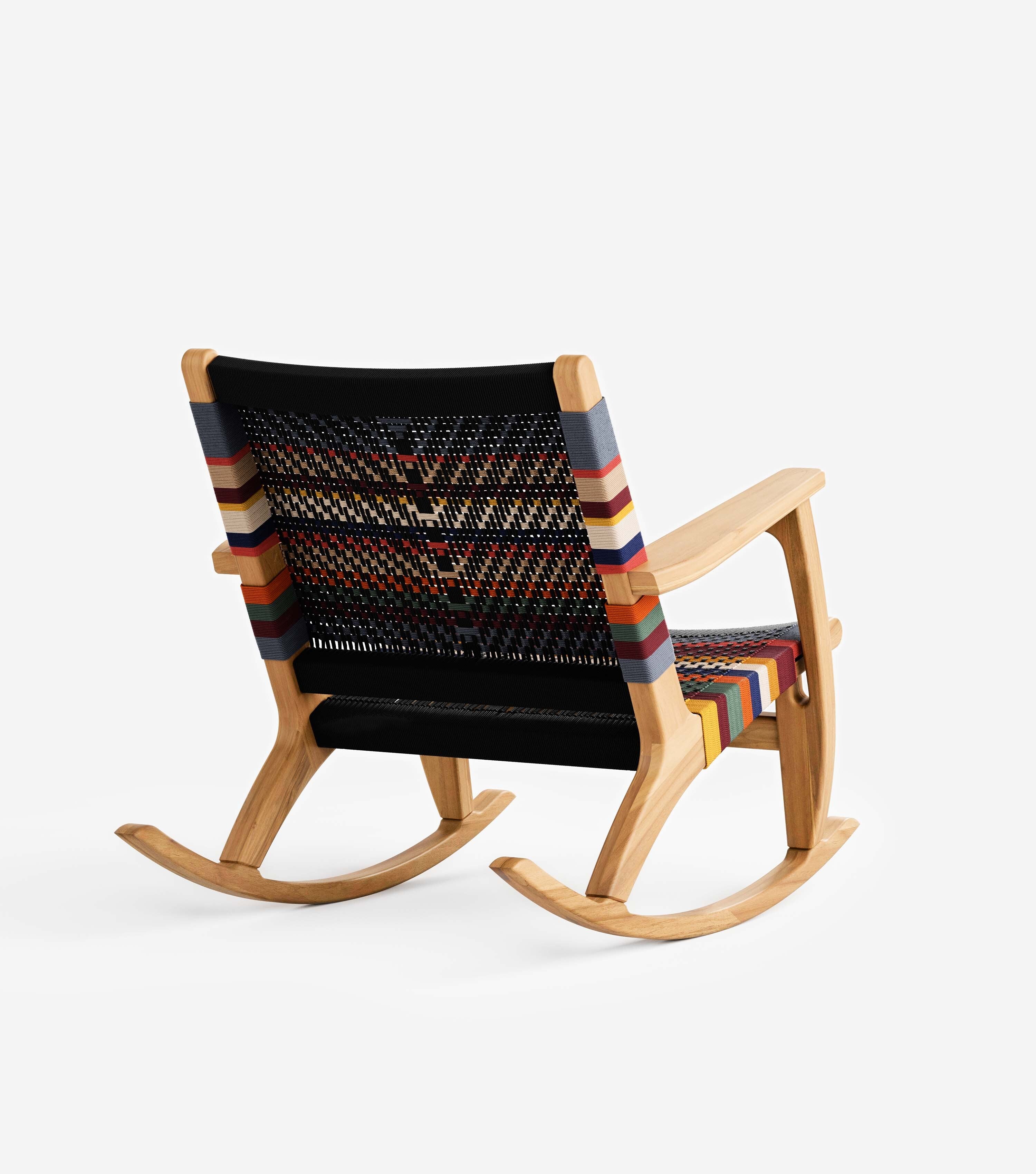 Natural Teak / San Geronimo Pattern